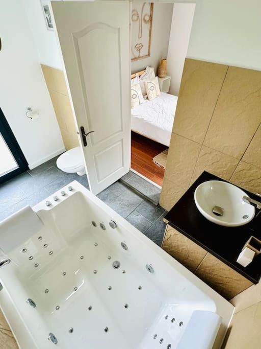 Ferienwohnung Ecrin Balneo Sauna A Thollon Exterior foto